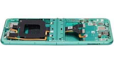 Original Service OLED Motorola Razr 60 XT2553 Hauptdisplay Rahmen Grün