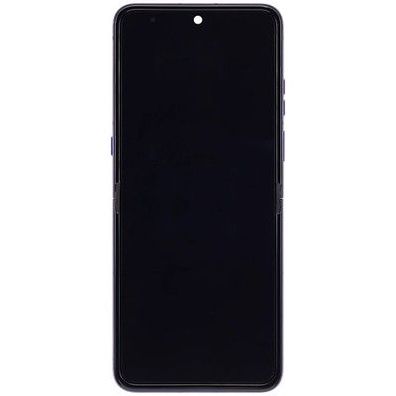 Original Service OLED Motorola Razr 70 Ultra XT2655-1 Hauptdisplay Rahmen Blau