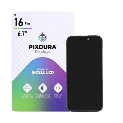 Pixdura Display für iPhone 16 Plus InCell Premium 60Hz Touchscreen