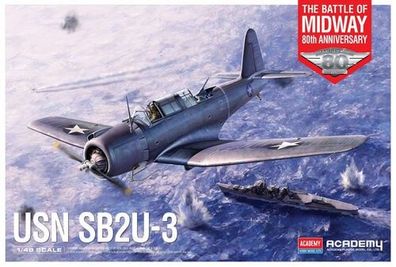 Academy 492350 USN Sb2U-3 Schlacht um Midway in 1:48 Bausatz 12350