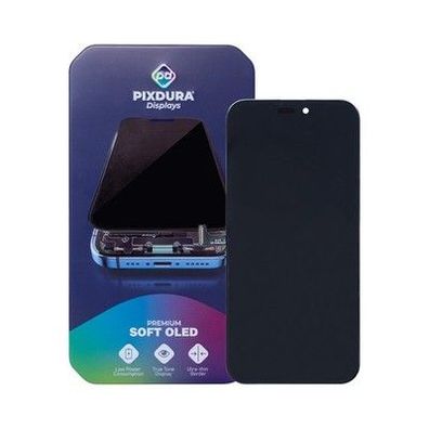 Pixdura Display für iPhone 15 Pro Max Soft OLED Premium 120Hz Touchscreen