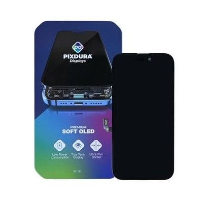 Pixdura Display für iPhone 16 Soft OLED Premium 60Hz Touchscreen