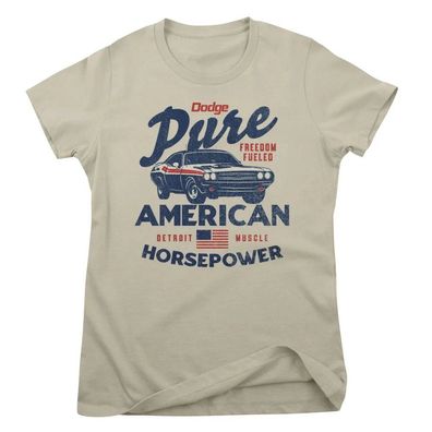 Dodge Damen T-Shirt Pure Horsepower Girly Tee FCA-5-DGD017W