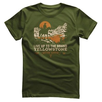 Yellowstone T-Shirt Live UP TO The Brand PM-1-YSTN022M