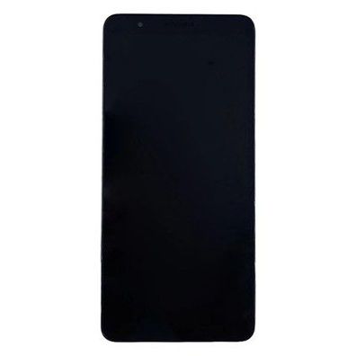 Samsung Original Service Pack Display Galaxy A01 Core A013F mit Rahmen Black
