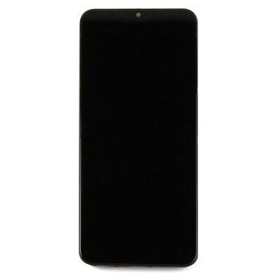 Samsung Original Service Pack Display Galaxy A22 5G A226B mit Rahmen Black