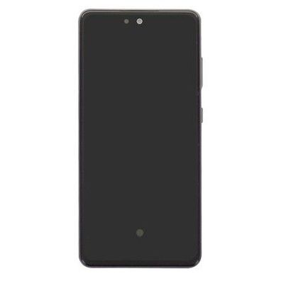Samsung Original Display Galaxy A52, A52 5G A525F/A526B mit Rahmen Awesome Black