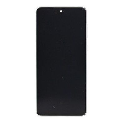 Samsung Original Service Pack Display Galaxy A73 5G A736 mit Rahmen White