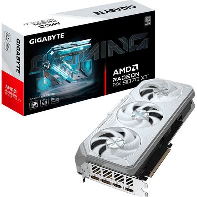 Gigabyte Radeon RX9070 XT Gaming OC ICE 16GB GDDR6 2xHDMI 2x