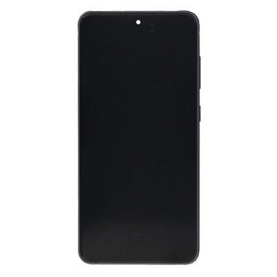 Samsung Original Service Pack Display Galaxy S21 FE G990B mit Rahmen Graphite
