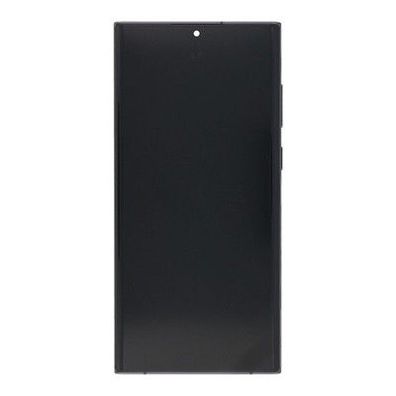 Samsung Galaxy S22 Ultra S908B Original Servicepack Display Rahmen Phantom Black