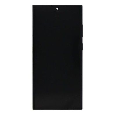 Samsung Galaxy S23 Ultra S918B Original Servicepack Display Rahmen Phantom Black