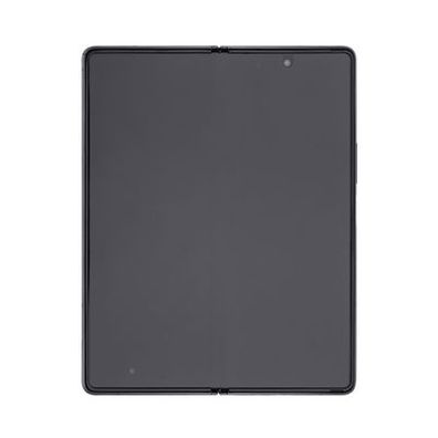 Samsung Z Fold2 5G Main F916B Original Display Rahmen Silber-Scharnier