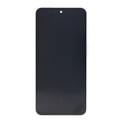 Samsung Original Service Pack Display Galaxy A37 A376B mit Rahmen White