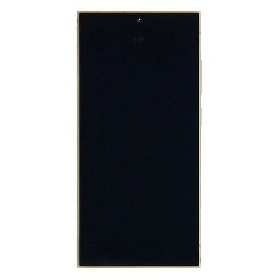 Samsung Original Service Pack Display Galaxy S24 Ultra S928 mit Rahmen Gelb