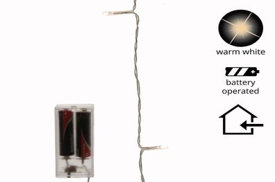 LED Lichterkette indoor innen 2,75 m L 20 Lichter