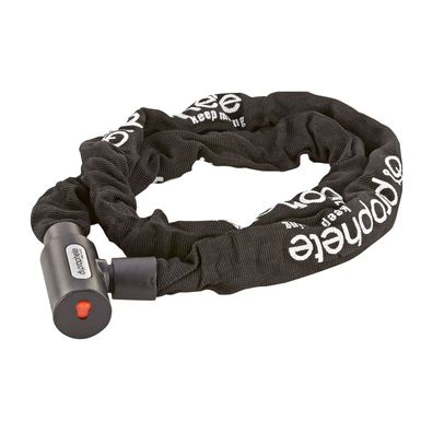 Prophete Kettenschloss XXL 120 cm Fahrradschloss mit LED-Schlüssel Schwarz 6 mm