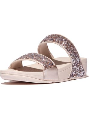 FitFlop Damen Sandalen Lulu Multi-Tonal Glitter Slides JE5