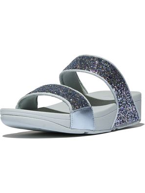 FitFlop Damen Sandalen Lulu Multi-Tonal Glitter Slides JE5