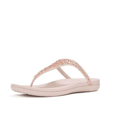 FitFlop Damen Sandalen Solay Mixed-Crystal Toe-Post Sandals A5Y
