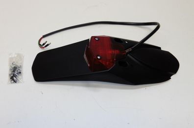 Kennzeichenhalter R?cklicht Nummerntafeltr?ger Sportheck Motocross Enduro sw