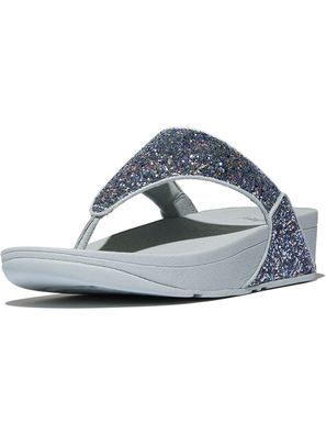 FitFlop Damen Flip Flops Lulu Multi-Tonal Glitter Toe-Post Sandals JE6
