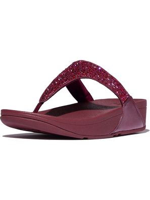 FitFlop Damen Flip Flops Lulu Crystal-Mix Toe-Post Sandals JE3