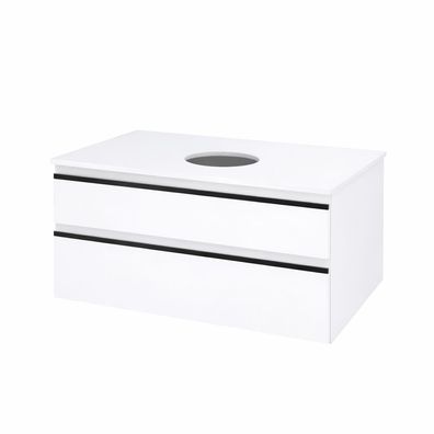 Kolpa ALEXIS Waschbeckenunterschrank OA 80 WH
