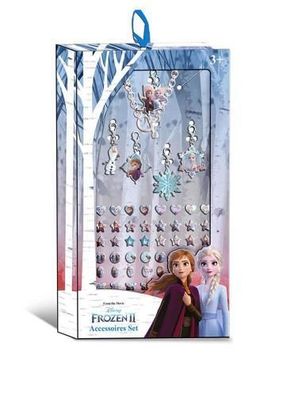 Disney Frozen 2 / Die Eiskönigin 2 - Bettelarmband mit 5 Anhängern & Stickern