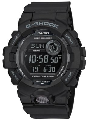Casio G-Shock Bluetooth Herrenarmbanduhr mit Schrittzähler GBD-800-1BER