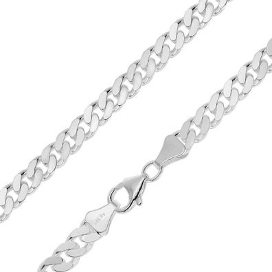 trendor Schmuck Herren-Halskette Silber 925 Flachpanzer Breite 6 mm 15104