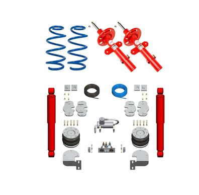 für Crafter FWD MAD & Koni Fahrwerk Höherlegung Luftfeder Special Active Dämpfer