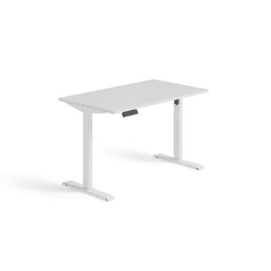 Schnellmontage Elektro-Hubtisch höhenverstellbar, 1200x700x740-1175, Weiß/Weiß