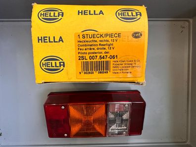 Original Hella Heckleuchte Rechts 2SL 007 547-061 NEU