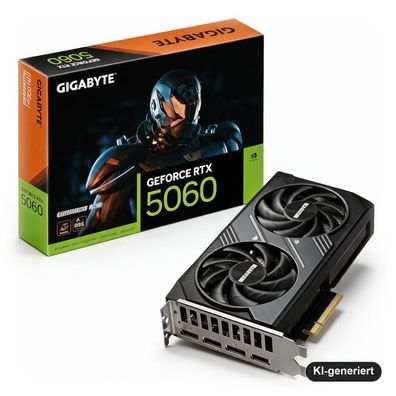 Gigabyte GeForce RTX 5060 Windforce OC 8G Grafikkarte 8 GB GDDR7