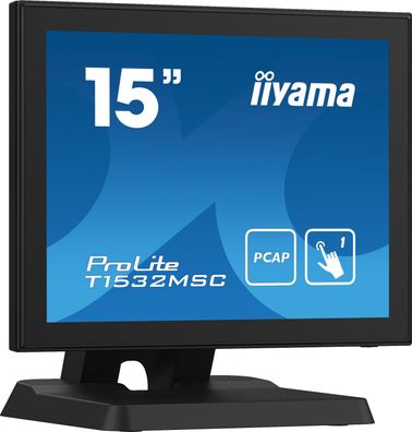 IIYAMA 38.0cm (15") T1532MSC-B5X 4:3 M-Touch HDMI+DP Spk