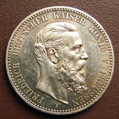 Preussen. 5 Mark 1888 A