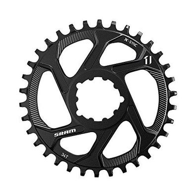 Kettenblatt Sram X-Sync2 Eagle Boost 12f 36 Z, schwarz, Alu, Direct M, offset 3mm