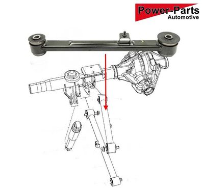 Längslenker hinten oben Dodge RAM 1500 Bj:13-25 (Gen.4)