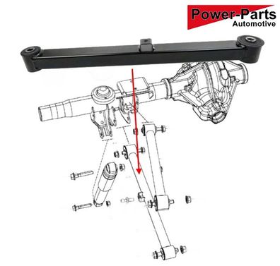 Längslenker hinten unten RAM 1500 Bj:13-25 (Gen.4)