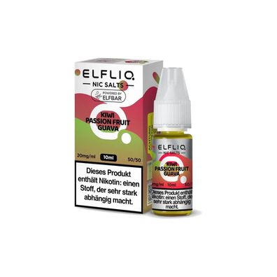 ELFLIQ Kiwi Passion Fruit Guava Nikotinsalz Liquid 10 ml