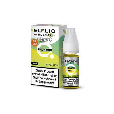 ELFLIQ Lemon Mint Nikotinsalz Liquid 10 ml