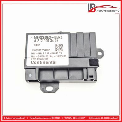 Steuergerät Kraftstoffpumpe A2129003408 Mercedes C-KLASSE COUPE C204 C250