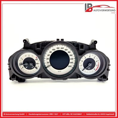 Tacho Kombiinstrument A2049004109 Mercedes C-KLASSE W204 C200 CGI Original