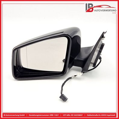 Außenspiegel Links Obsidianschwarz A2048107716 Mercedes C-KLASSE COUPE C204 C25