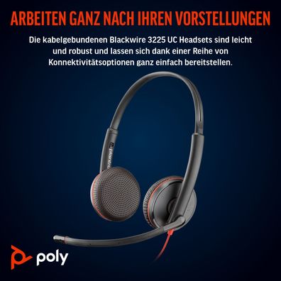 Poly HP Poly Blackwire C3225 - Blackwire 3200 Series