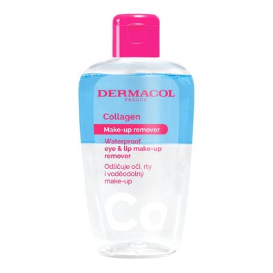 Zweiphasiger wasserfester Augen- und Lippen-Make-up-Entferner aus Kollagen 150 ml