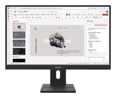 Lenovo ThinkVision E22-40 Monitor, 54,6 cm (21.5"), 1920 x 1080 Pixel, Full HD, LCD,