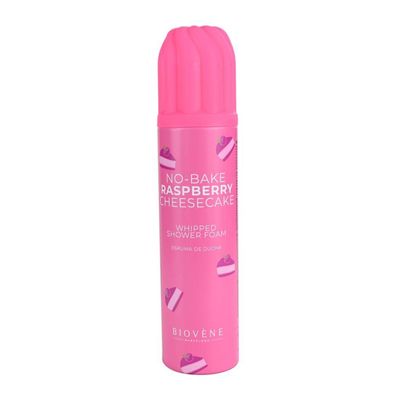 Biovene, No-Bake Himbeer-Käsekuchen, feuchtigkeitsspendend, Duschmousse, 250 ml