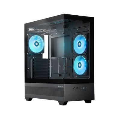 Chieftec PC-Gehäuse GT-01B-OP VISTA, Midi Tower, PC, Schwarz, ATX, micro ATX, Mini-IT